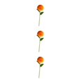 thumbnail image 2 of Baohd 1/2/3/5 10pack/lot Realistic Appearance Artificial Flower For Party Decor And Home Decor Orange 3PCS, 2 of 6