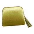 thumbnail image 3 of Estuche organizador de joyas de viaje pequeño, bolsa para guardar joyas, tobilleras Verde hierba, 3 of 8