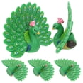thumbnail image 4 of 5pcs Peacock Figurine Micro Paisaje Pavo Pavo real, 4 of 5