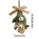 thumbnail image 3 of Campanas Navideñas Pequeñas, Cordeles, Lazos, Piñas, Ramas de Pino, Rodajas de Madera, Adornos para Árbol de Navidad, Decoración, Escena, Suministros para Montar., 3 of 6