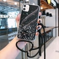 thumbnail image 1 of Funda de teléfono con cordón de lentejuelas y estrellas brillantes brillantes para iPhone 14 11 Pro XS Max 12 MiNi XR X 6S 7 8 plus 13 Pro Max SE 3 Tan Jianjun unisex, 1 of 2