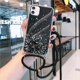 thumbnail image 1 of Funda de teléfono con cordón de lentejuelas y estrellas brillantes brillantes para iPhone 14 11 Pro XS Max 12 MiNi XR X 6S 7 8 plus 13 Pro Max SE 3 Tan Jianjun unisex, 1 of 2