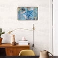 thumbnail image 6 of Starfish Beach House Metal Tin Sign Wall Decor, 8 x 12 Inch Seaside Summer Hanging Plaque for Kitchen or Home, 6 of 6