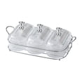thumbnail image 2 of Divided Snack Serving Bowls Dried Fruit Trays Condiment Tray Candy Bowls Storage C, 2 of 8