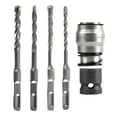 thumbnail image 4 of DYNWAVECA Electric Wrench Conversion Hammer Adapter Converter Easy to Install,Replaces Electric Wrench Conversion Head for Construction with 4 drill bit, 4 of 9