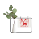 thumbnail image 1 of Animales de dibujos animados de ciervo rojo de corte de papel Marco De Metal Florero De Cerámica Decoración, 1 of 4