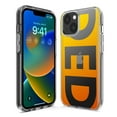 thumbnail image 3 of MUNDAZE Apple iPhone XS/X Shockproof Clear Hybrid Protective Phone Case Orange Yellow Clear Funny Text Quote Ded Cover, 3 of 6