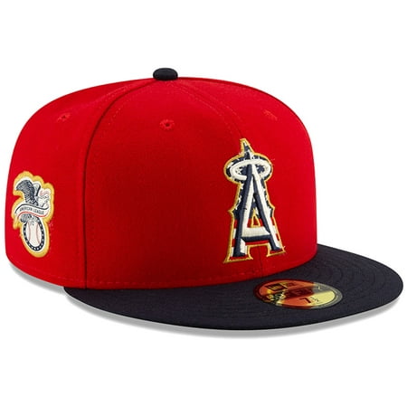 Los Angeles Angels New Era 2019 Stars & Stripes 4th of July On-Field 59FIFTY Fitted Hat -