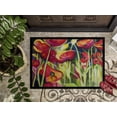 thumbnail image 3 of Carolines Treasures JMK1121MAT Coquelicots Rouges Tapis Intérieur et Extérieur- 18 x 27 Po., 3 of 4