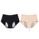 thumbnail image 4 of Minnieouse Calzoncillos a prueba de fugas para mujer, ropa interior reutilizable lavable de Color sólido para niñas, bragas transpirables Ropa interior Albaricoque 3XL, 4 of 6