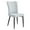 Gray & Black, variant on AENKYO Dining Room Chairs Set of 2, PU Leather Upholstered Kitchen Table Chairs with High Back and Metal Legs, Light Gray