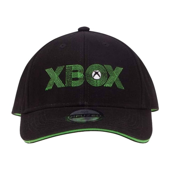 Xbox Baseball Cap White Letters Classic Logo new Official Black Strapback