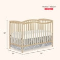 thumbnail image 2 of Dream On Me Chelsea 5-in-1 Convertible Crib, JPMA Certified, Natural, 2 of 8