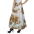 thumbnail image 3 of Moomaya Printed Rayon Skirt Wrap Style Plus Size Skirt Summer Wear Clothing, 3 of 6