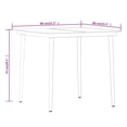 thumbnail image 7 of vidaXL Patio Dining Set Garden Outdoor Table 3/5/7/9 Piece Multi Colors/Sizes, 7 of 7