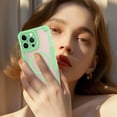 thumbnail image 4 of Asuwish Phone Case for iPhone 14 Pro Max 6.7 inch Compatible with Magsafe Magnetic Tempered Glass Screen Protector Translucent Matte Back Shockproof Protective Cell Cover iP14promax Women Men Green, 4 of 11