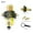 TYPE4, variant on TYPE 1-Water Separator and Fuel Filter Assembly, Clear Bowl with Key, Outboard Motors, Fuel Tank, Boat Diesel Gasoline Engine, UF-10K
