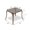 Black + Aluminium, variant on Cast Aluminum Side Table for Chaise Lounge - Compact Black Outdoor Table for Poolside, Garden, and Patio Use