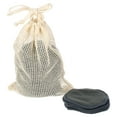 thumbnail image 4 of Chloven 25 Pack Charcoal Bamboo Reusable Makeup Remover Pads - Bamboo Reusable Cotton Rounds for Toner, Washable Eco-Friendly Pads for All Skin Types with Cotton Laundry Bag, 4 of 6