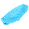 thumbnail image 1 of Colador de silicona para cacerola, coladores de filtro de cocina para fideos, verduras, escurridor de alimentos (azul), 1 of 13
