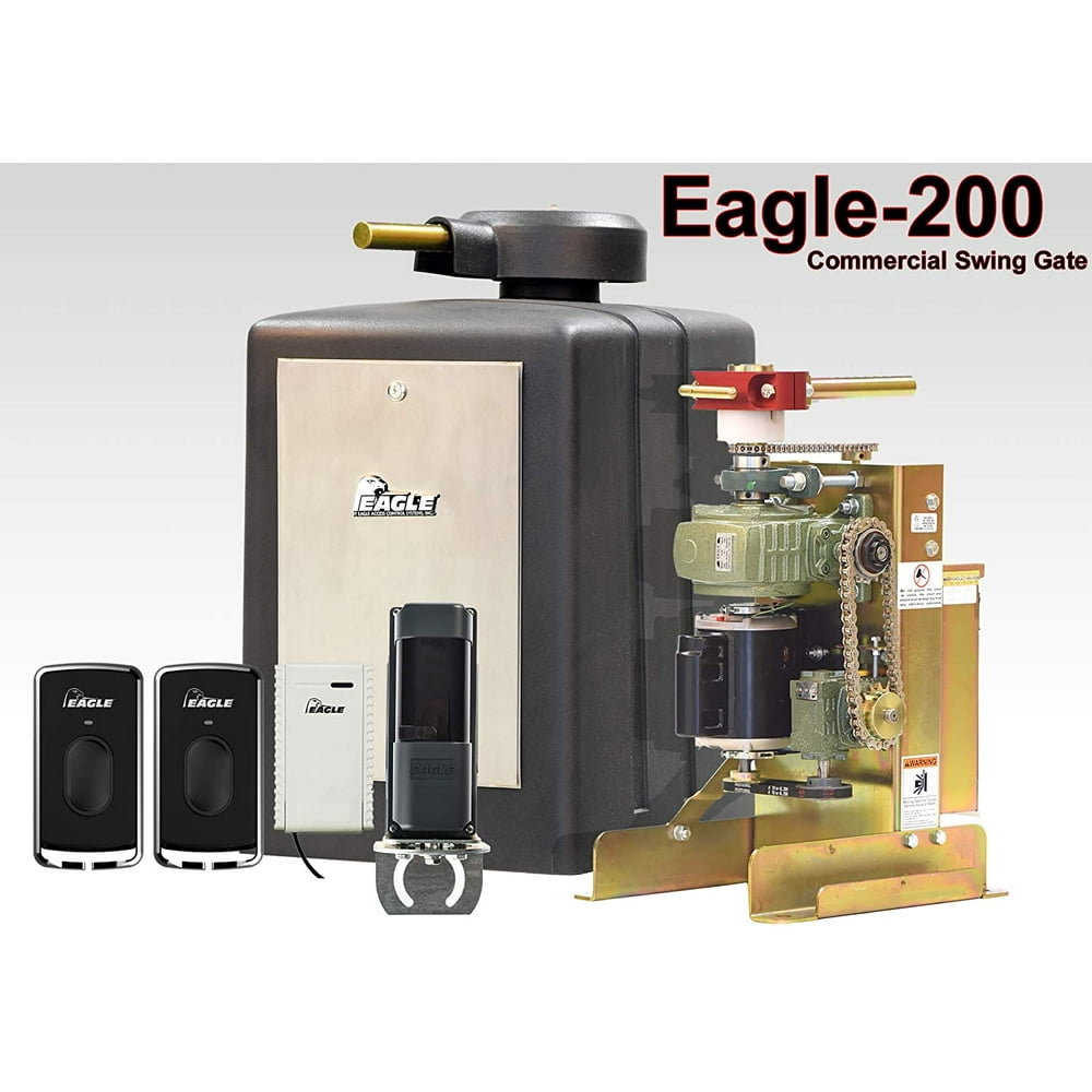 Eagle 200 0.5 HP Swing Gate Operator Commercial Gate Opener Motor