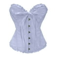thumbnail image 3 of JFGHDG Corset for Women Western Corset for Renaissance Waist Cincher Corset Western Corset Tops for Women Wedding Corset Bustier Shapewear Sky Blue Xl, 3 of 5