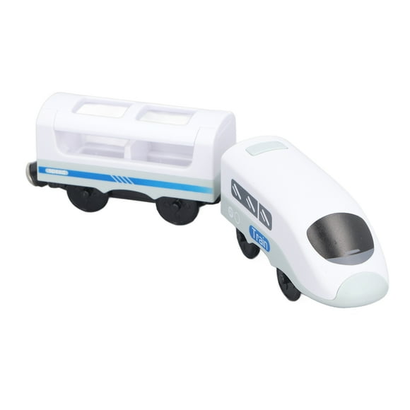 Ensemble de Connections Éducatif Jouet à Propulsion Électrique pour Enfants, Locomotive et Wagon Durables