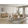 thumbnail image 2 of Adina 8-piece Extension Dining Set Distressed Light Brown, 2 of 20