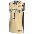 thumbnail image 2 of Male GameDay Greats #1  Gold Purdue Boilermakers  Lightweight Basketball Jersey, 2 of 4