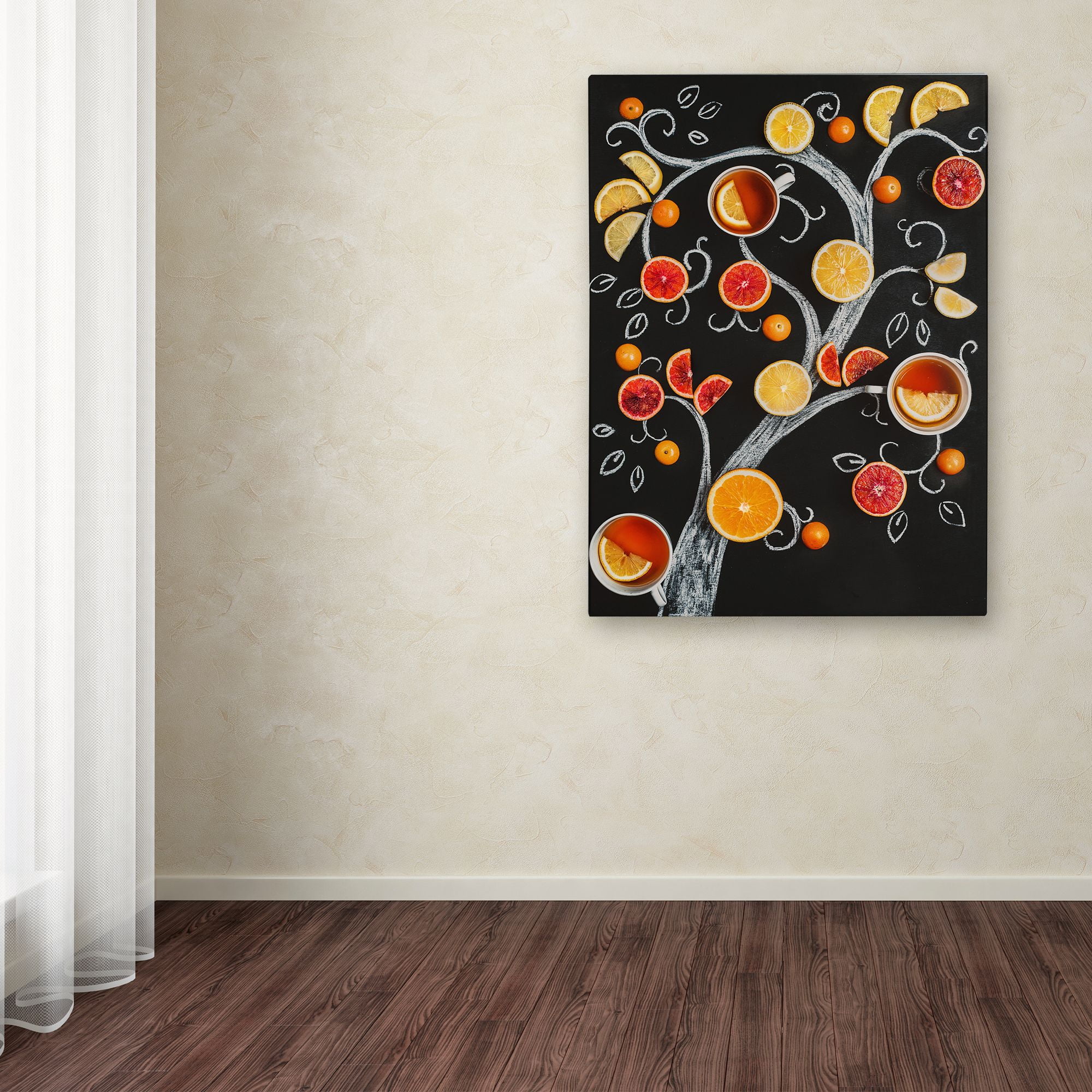 Dina Belenko 'Teatime Tree' Canvas Art