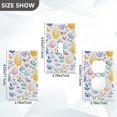 thumbnail image 7 of Yayeee Blank Wall Plate Cover 1-Gang 4.5"x2.7" Home Unused Decorative Outlet, Purple Easter Eggs, 7 of 7