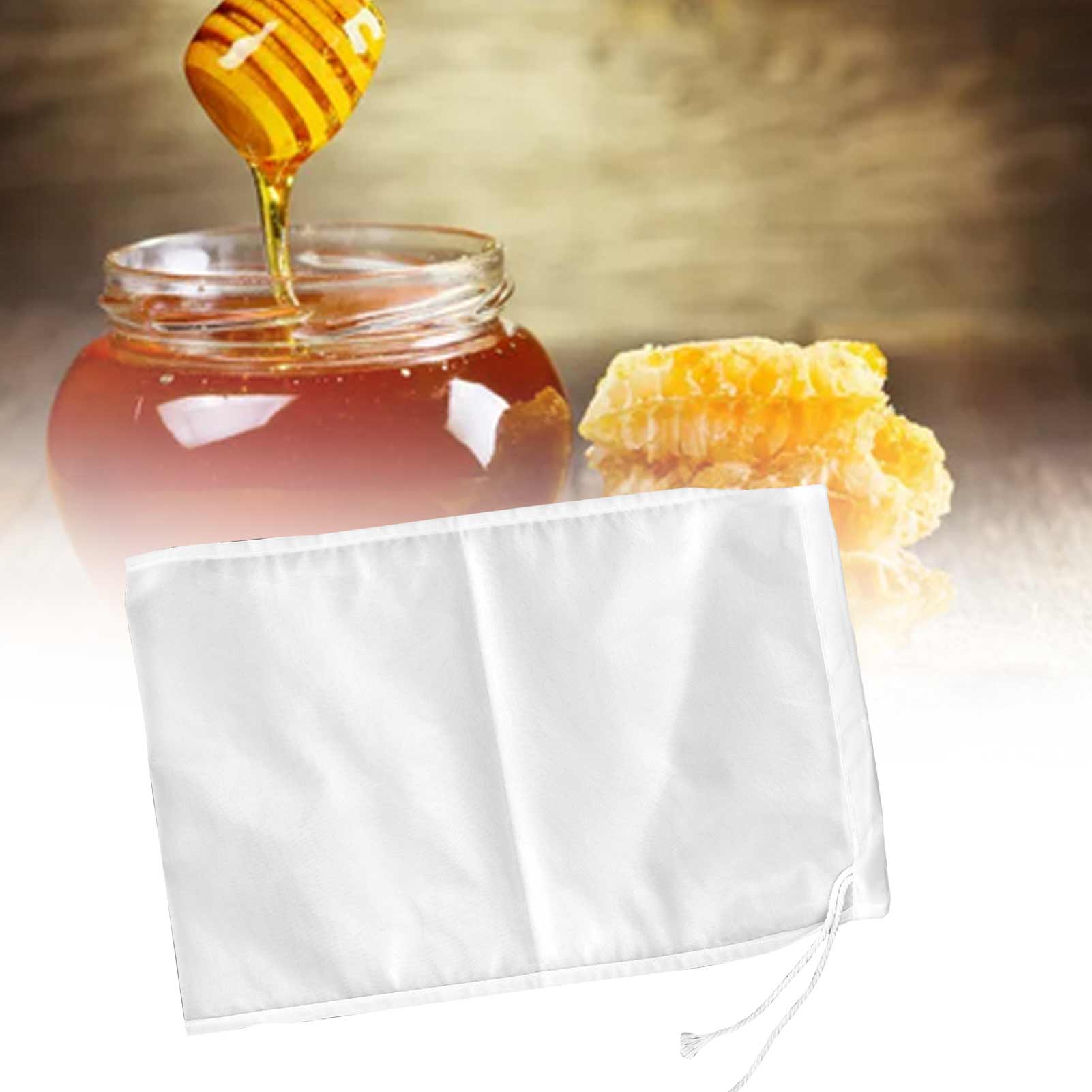 Henmomu Wine Strainer Bag,Food Filter Mesh Bag,300 Mesh Nylon Filter