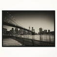 DESIGN ART Designart 'Famous Landmark of Brooklyn Bridge' Cityscape