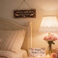 thumbnail image 6 of Mother’s Day Door Hanger Decor for Mom – Love You More Hanging Sign with Floral Design, Meaningful Wall and Front Door Decoration for Home, Birthday or Mother’s Day Gift, 6 of 9