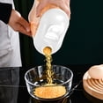 thumbnail image 4 of Rbaofujie Kitchen Storage Airtight Cereal Storage Container Clear Airtight Kitchen Food Storage Container with Lids and Compartments for Grain Sugar Flour Rice Nut Snacks Rice Container, 4 of 8
