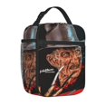 thumbnail image 2 of Horror Freddy Krueger Portable Lunch Bag, Insulated Lunch Box Reusable Lunch Totes Bag For Camping Hiking Travel Picnic, 2 of 8
