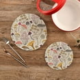thumbnail image 2 of Coolnut Mushroom Trivets Pot Holders Set of 2 Potholders for Kitchens Pure Cotton Thread Weave Trivets,Hot Pads for Kitchens,Coasters,Placemats,Spoon Rest for Cooking Home Decor, 2 of 7
