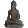 thumbnail image 2 of John Timberland Sitting Buddha Statue Sculpture Zen Asian Decor Outdoor Garden Front Porch Light Sandstone Finish 29 1/2" Tall, 2 of 9