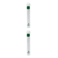 thumbnail image 1 of Wosthever Hoja bordada Golf Alignment Stick Cover Case Holder Cuero de PU Blanco 2piezas, 1 of 1