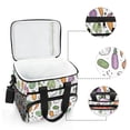 thumbnail image 6 of FORMRS Insulated Cooler Bag 24 Cans Capacity Soft Leakproof Lunch Box with Side Pockets, Purple Vegetables Pattern, 6 of 7