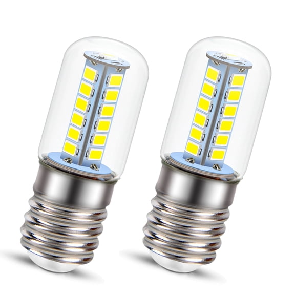 Ruiandsion E17 Base LED Light Bulb, 85-265V(110V 220V) 2W (20W Equivalent) 300LM, White, Dimmable, for Home Lighting, 2-Pack