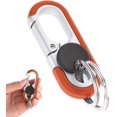 thumbnail image 1 of Queilt (Orange)Car Key Chain, Metal Car Keychain with Clip Personalized Waistband Car Keychain for Unisex Double Ring Design, 1 of 5