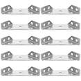 thumbnail image 1 of 10 Pcs Corner Braces Furniture Angle Brackets Stainless Steel Shelf Brackets, 1 of 9