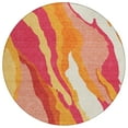 thumbnail image 2 of Addison Rugs Chantille Indoor/Outdoor Transitional Waves Blush Washable Round Rug, 8' x 8', 2 of 6