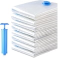 thumbnail image 1 of 4PCS Vacuum Storage Bags, Reusable Space Saver Bags, Vacuum Sealer Bags for Comforters, Blankets, Bedding, Clothing -Compression Seal for Closet Storage, 1 of 5