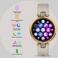 thumbnail image 2 of Montre Intelligente pour Femmes Compatible avec iPhone et Android, Écran Tactile 1.09 Pieds', Smartwatch Ronde, Étanche IP67, Tracker D\'entraînement Physique avec Moniteur de Fréquence Cardiaque et de Sommeil, Cycle Physiologique Féminin (Café), 2 of 6