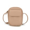 thumbnail image 1 of PU vertical mobile phone bag fashion simple mini diagonal small bag soft leather satchel, 1 of 5