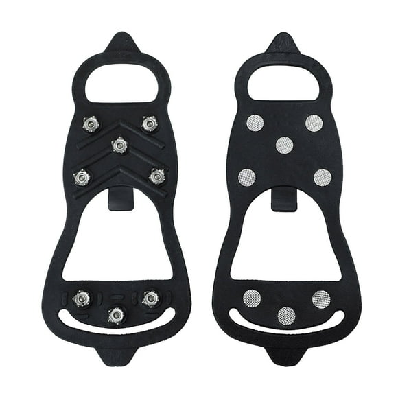 asddcavvf Climbing 8 Studs 2024 2025 Upgraded Snow Cleats for Shoes and Boots for Hiking Snow Shoe for Ice Snow Winter Hiking Climbing Ice Fishing Ice Cleats Traction Snow Extra Large Disposable Shoe