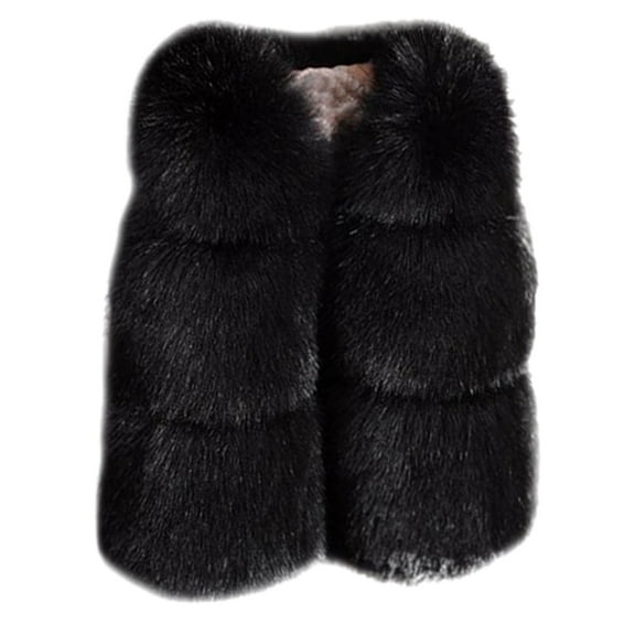 Girls Vest Warm Winter Sleeveless Kids Jacket Girls Boys Fur Vest Coat Toddler Girl Boys Vest Winter Cute Jackets Outwear