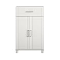 thumbnail image 3 of Callahan 24" 1 Drawer/2 Door Base Storage Cabinet, White, 3 of 9